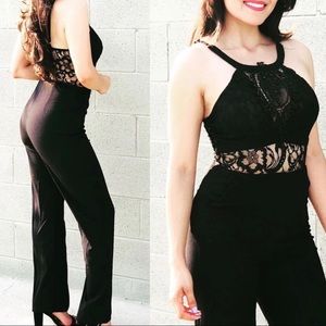 Fashion nova Black jumper one piece